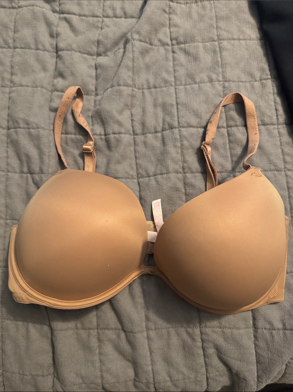 Nude T-Shirt Push-Up Bra